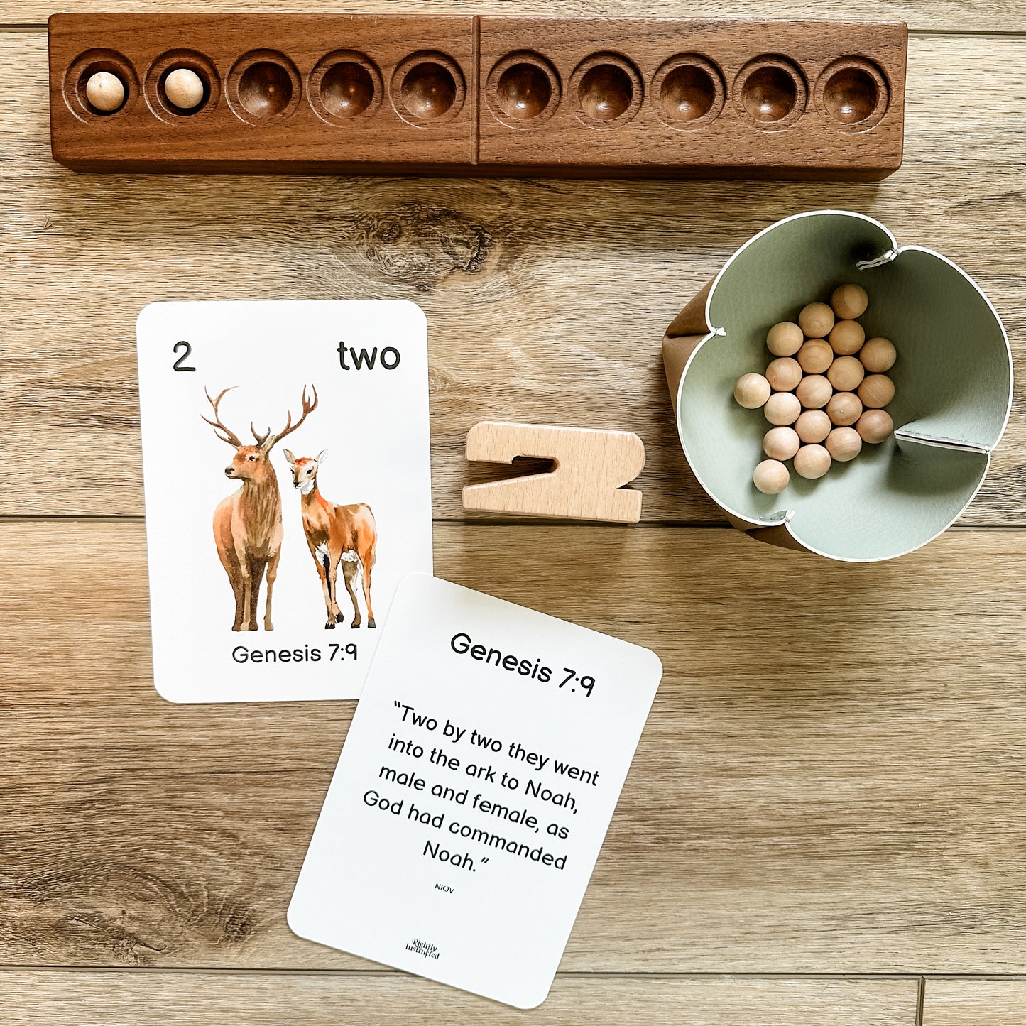 1-10 Scripture Numeracy Cards