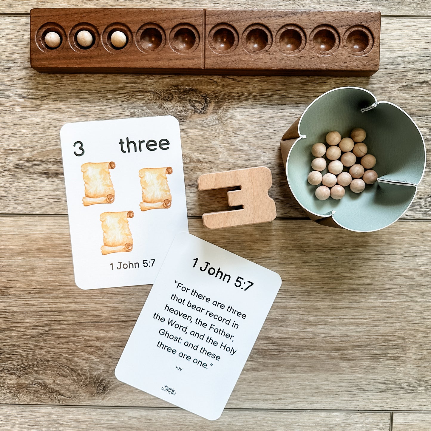 1-10 Scripture Numeracy Cards