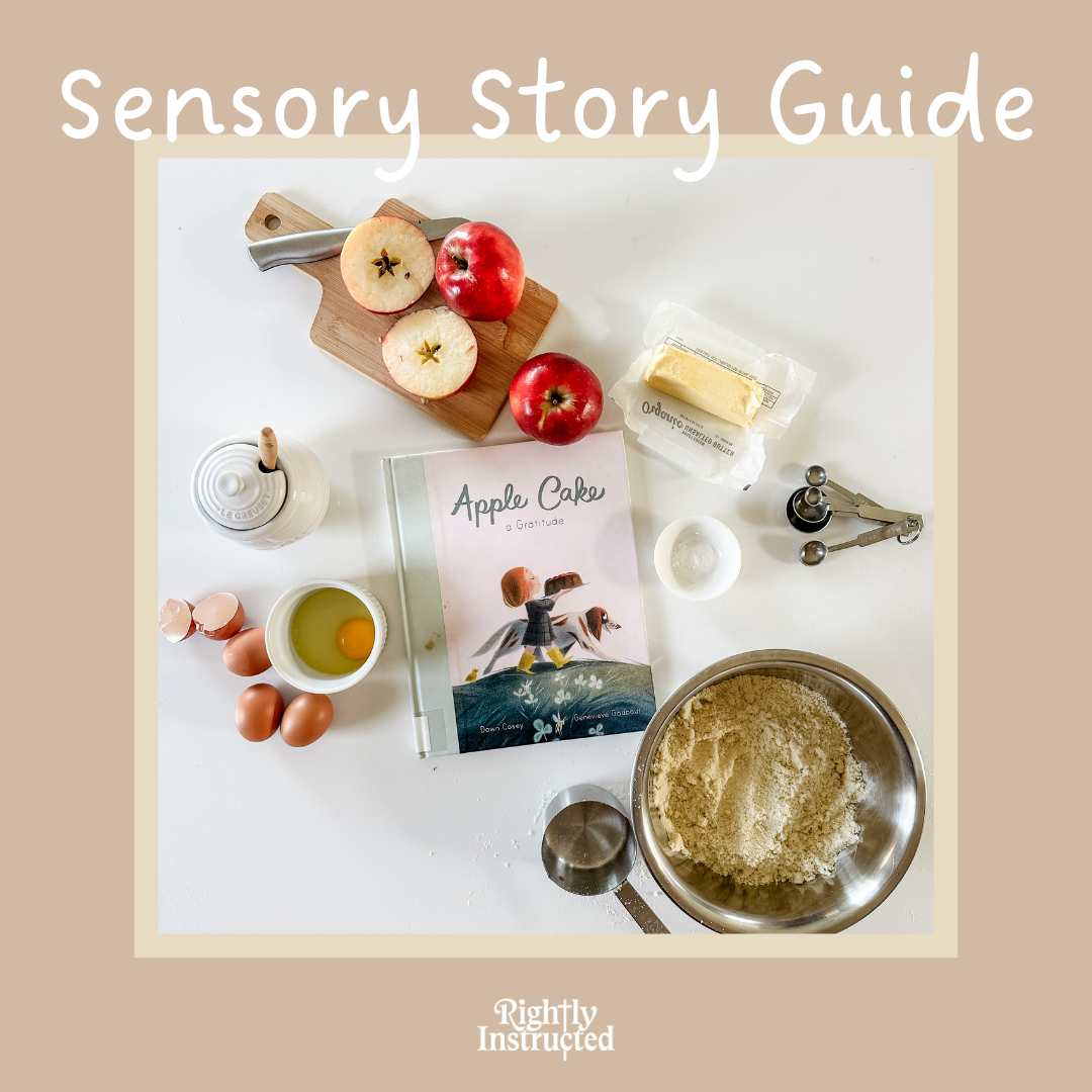Apple Cake Sensory Story Guide