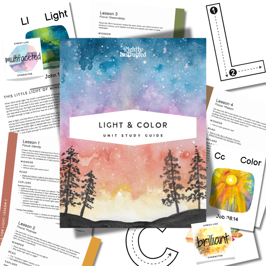 Light & Color Unit Study Series (Digital)